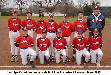 Equipe Cadet 2005