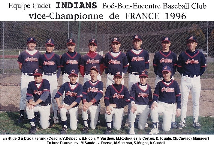 Indians Cadet 1996